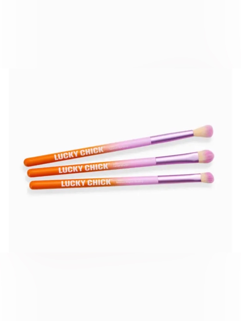 Lucky Chick Gradient Purple & Orange Makeup Brush - Women Makeup Brushes & Tools
